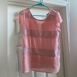 Lauren Conrad pink blouse
